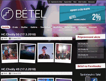 Tablet Screenshot of betel.sk