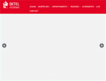 Tablet Screenshot of betel.ro